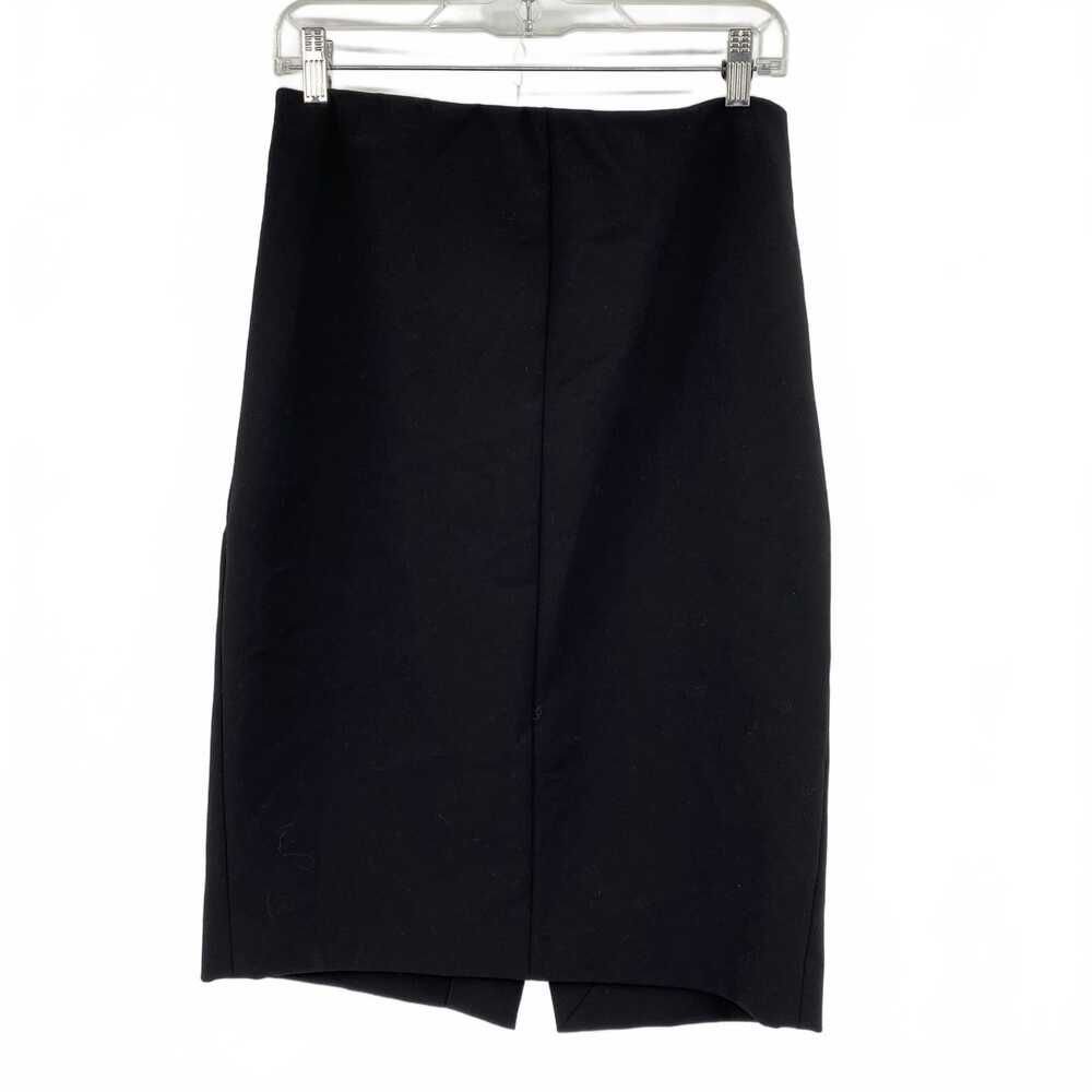 Vince Black Cotton Blend Midi Skirt | Women’s Size 10 Regular